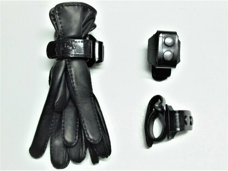 Porta Guantes Giratorio en cuero