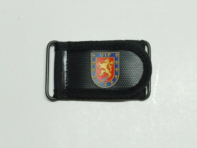 Hebilla Capela para cinto "UIP" de la Policía Nacional para el cinto de servicio