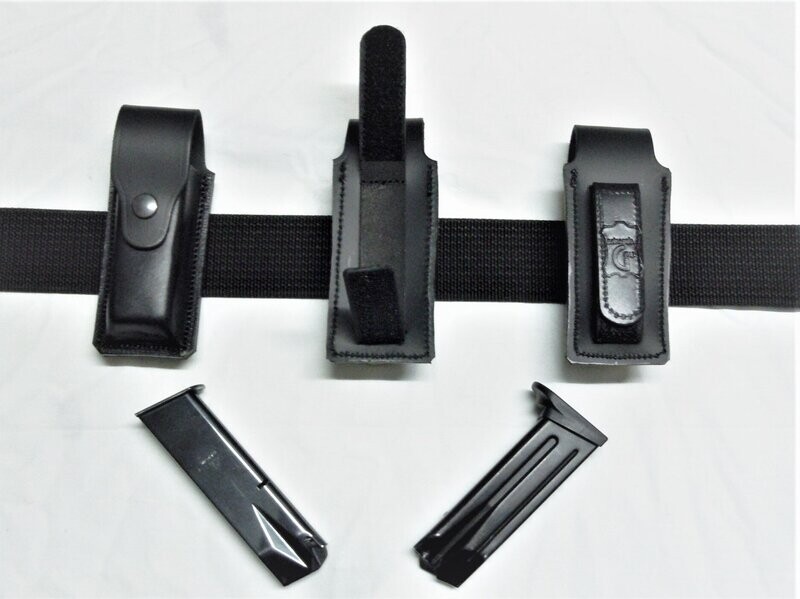 Funda para cargador en cuero hormado