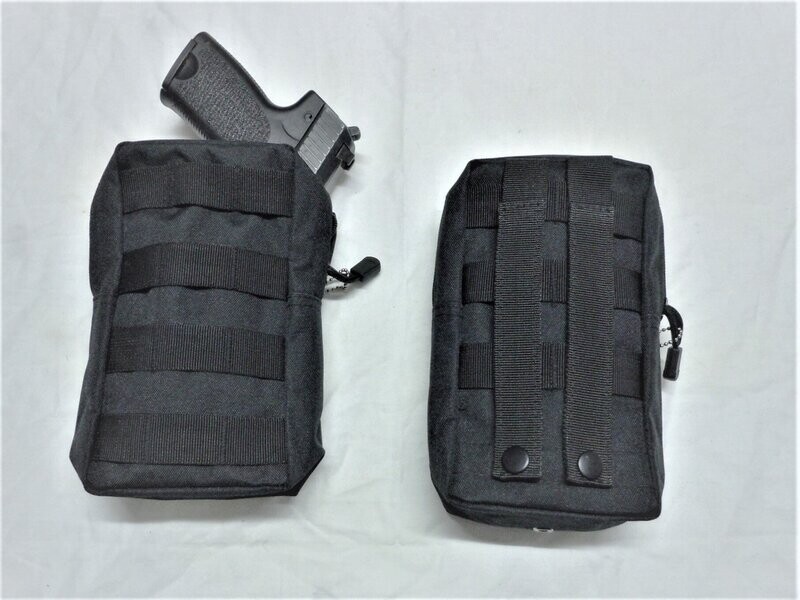 Bolso porta/objetos vertical con sistema "Molle"