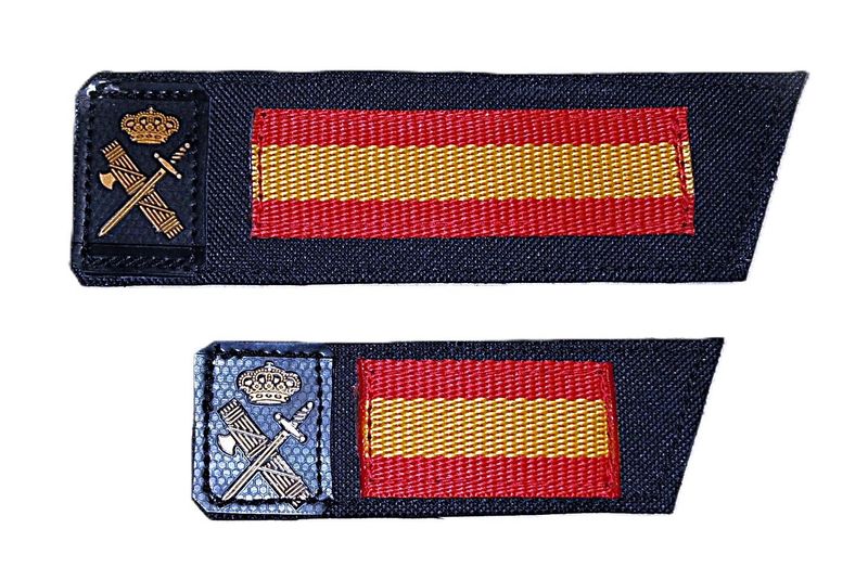 Parche con velcro cina España y emblema Guardia Civil
