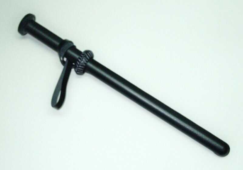 Defensa 50 cm rígida con roseta y correa de seguridad