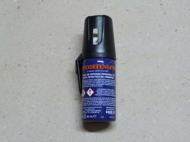 Spray de defensa personal FITO DEFENSA 50 homologado