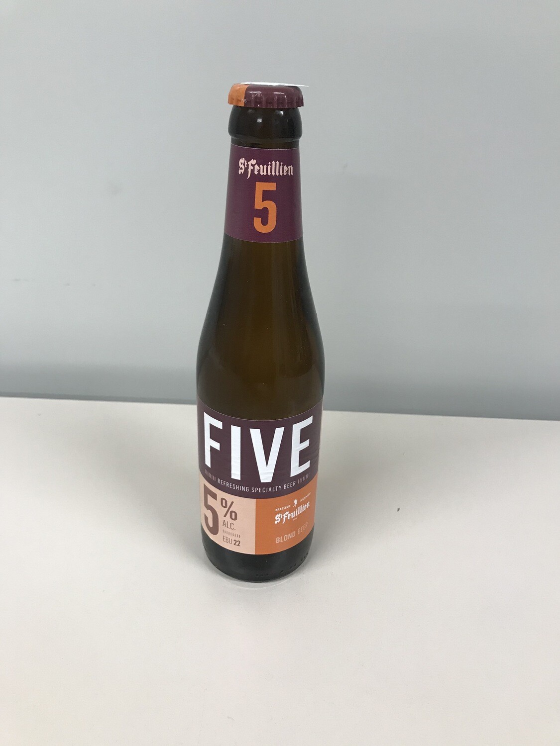 biere st-feuillien five blonde 5% 33cl