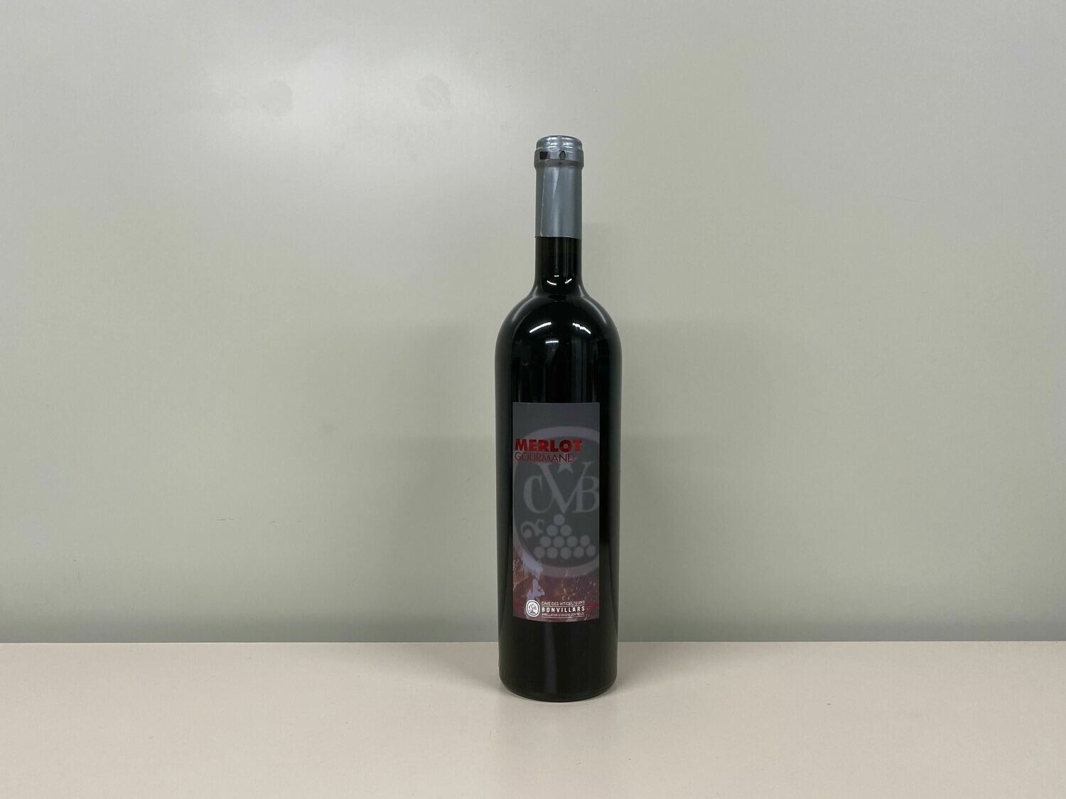 vin rouge  merlot gourmand 75 cl   cvb