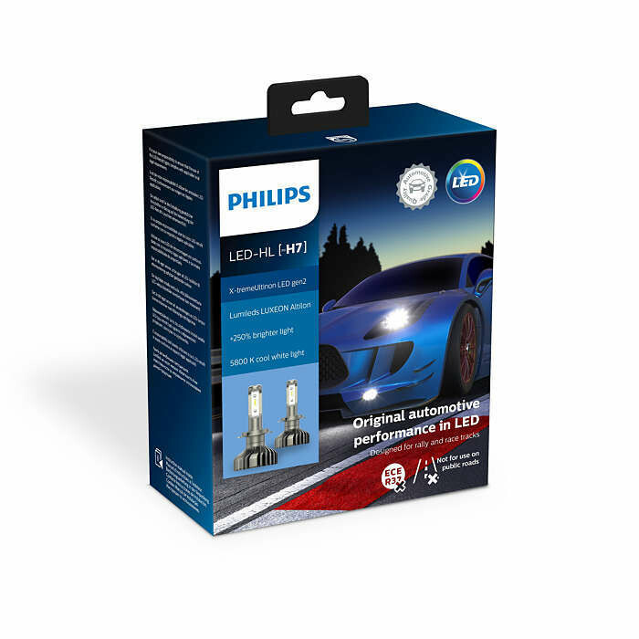 Philips Xtreme Ultinon - Led - Gen2 H7 - set - non ECE Philips Xtreme Ultinon - Led - Gen2 H7 - set - non ECE