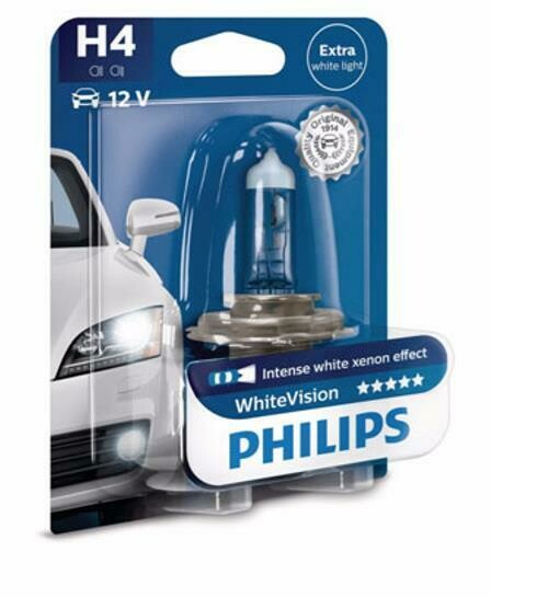Philips H4 - 12V - 60/55W - WhiteVision - blister Philips H4 - 12V - 60/55W - WhiteVision - blister