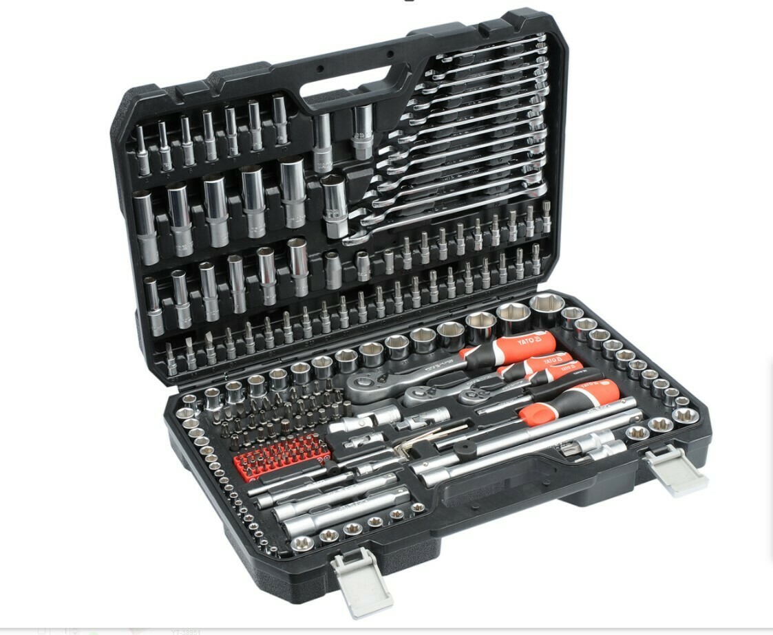 Valise douilles et cliquets 1/4 Valise douilles et cliquets 1/4