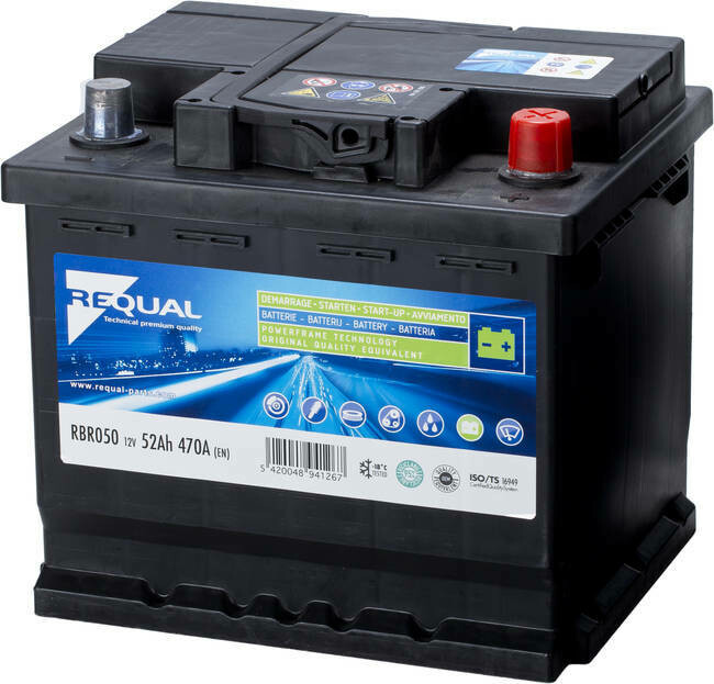Batterie 12V 52ah 470A Batterie 12V 52ah 470A