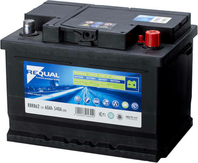Batterie 12V 62ah 540A Basse Batterie 12V 62ah 540A Basse