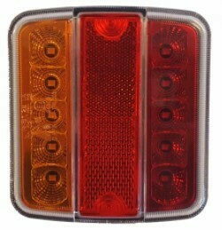 Feu arrière LED 4f. 110x110mm 50LED 12V Feu arrière LED 4f. 110x110mm 50LED 12V