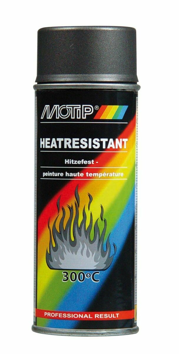 MOTIP PEINTURE HAUTE TEMPÉRATURE ANTHRACITE 650°C 400ML MOTIP PEINTURE HAUTE TEMPÉRATURE ANTHRACITE 650°C 400ML