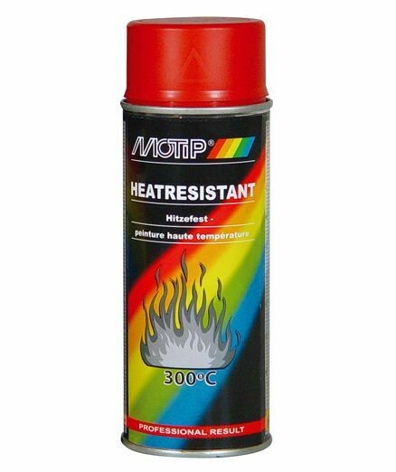 MOTIP PEINTURE HAUTE TEMPÉRATURE ROUGE 300°C 400ML MOTIP PEINTURE HAUTE TEMPÉRATURE ROUGE 300°C 400ML