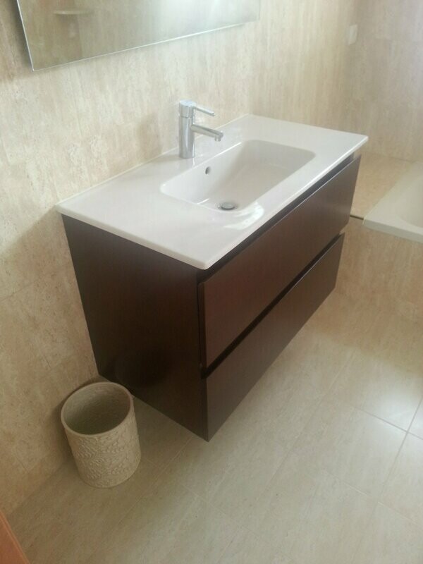 Móvel wc  2 gavetas