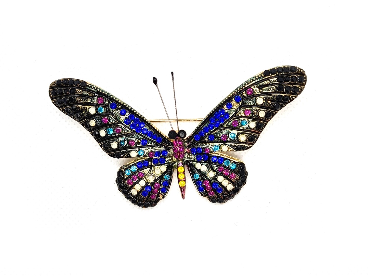 Broche Papillon - Multicolore