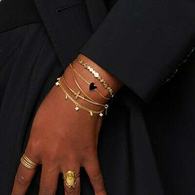 Bracelet Black Heart