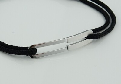 Bracelet Maxime lisse et brossé slim