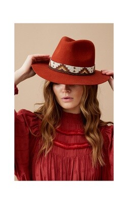 Chapeau Susana Rouge | Wild