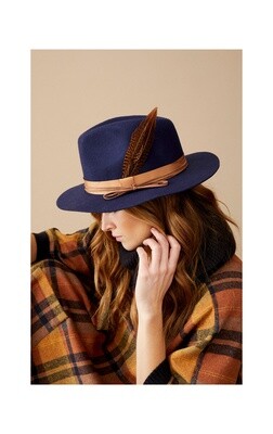 Chapeau Pheasant Bleu Marine | Wild