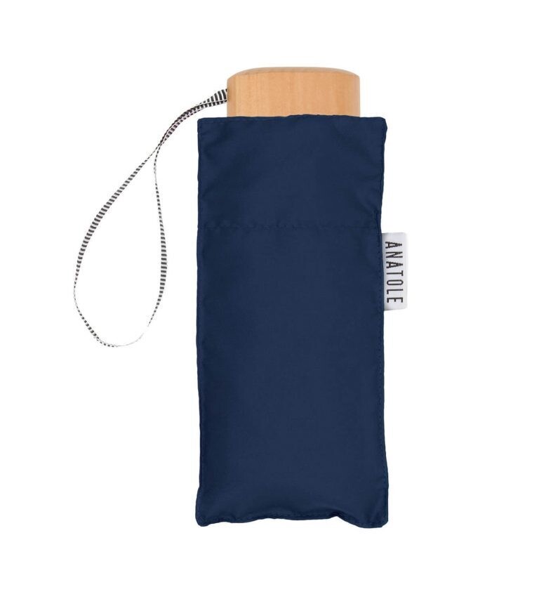 Mini parapluie bleu marine – micro et solide – COLETTE