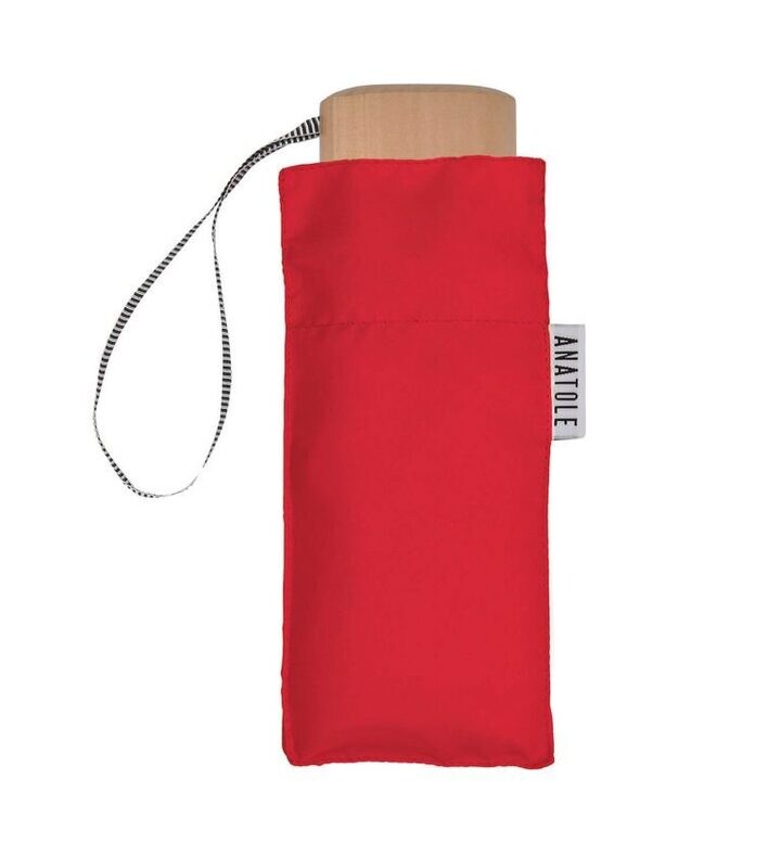 Mini parapluie rouge – micro et solide – DAUPHINE