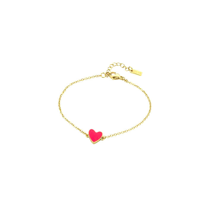 Bracelet néon pink Hearth