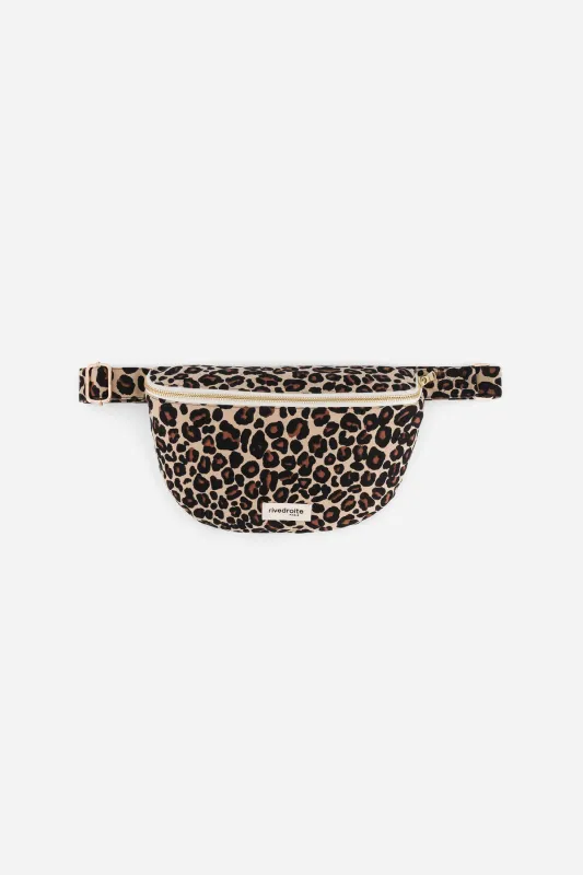 Custine Sac Banane Léopard Beige