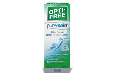 OPTI-FREE® PureMoist® Soluzione Multiuso Premium per Lac Morbide