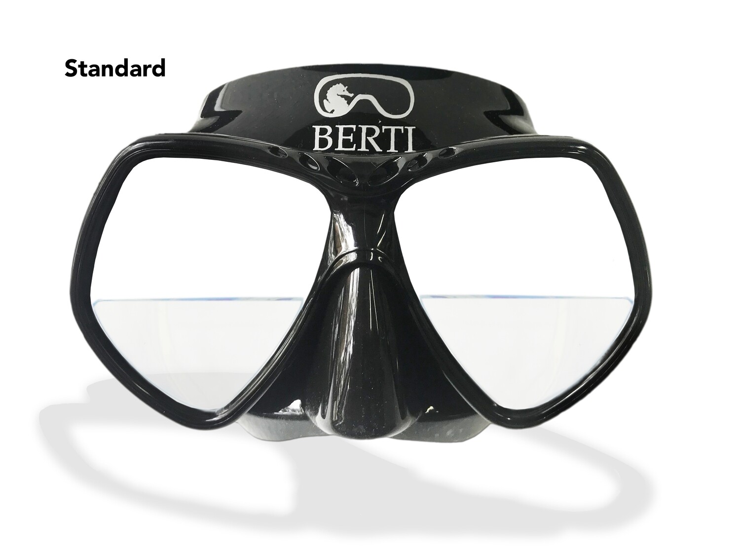 Maschera Graduata PRONTA da VICINO - "Prima" Berti, Colore: NERO