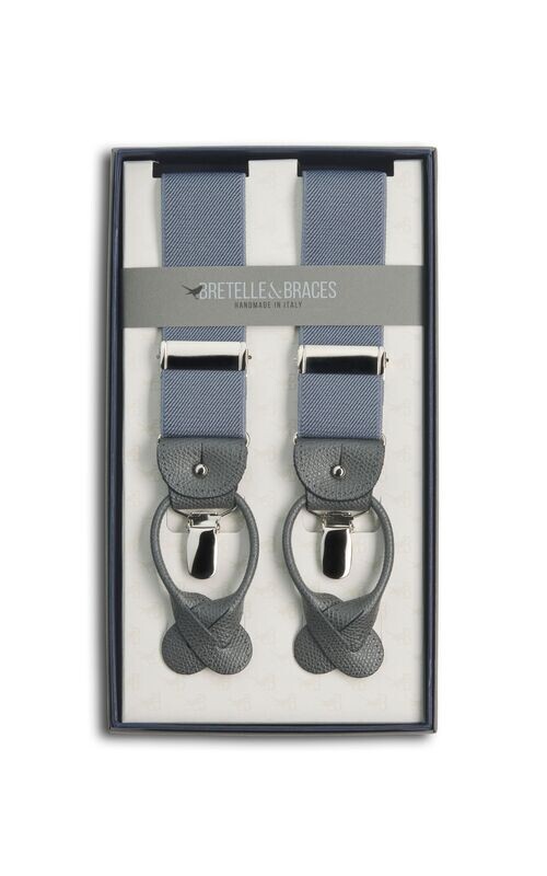 Bretella elastica grigio antracite