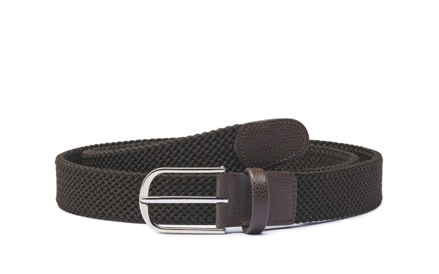 Cintura elastica tubolare 30mm testa di moro