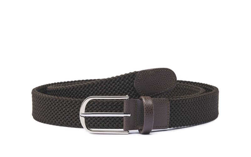 Cintura elastica tubolare 30mm testa di moro