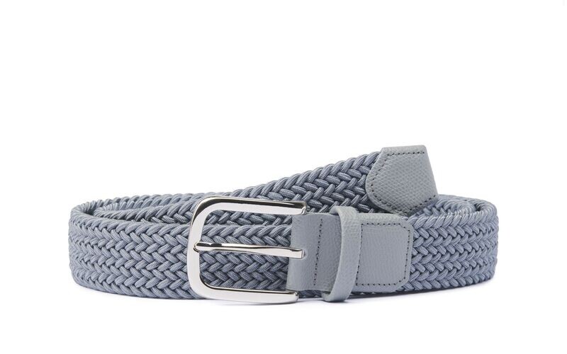 Cintura elastica viscosa 35mm grigio