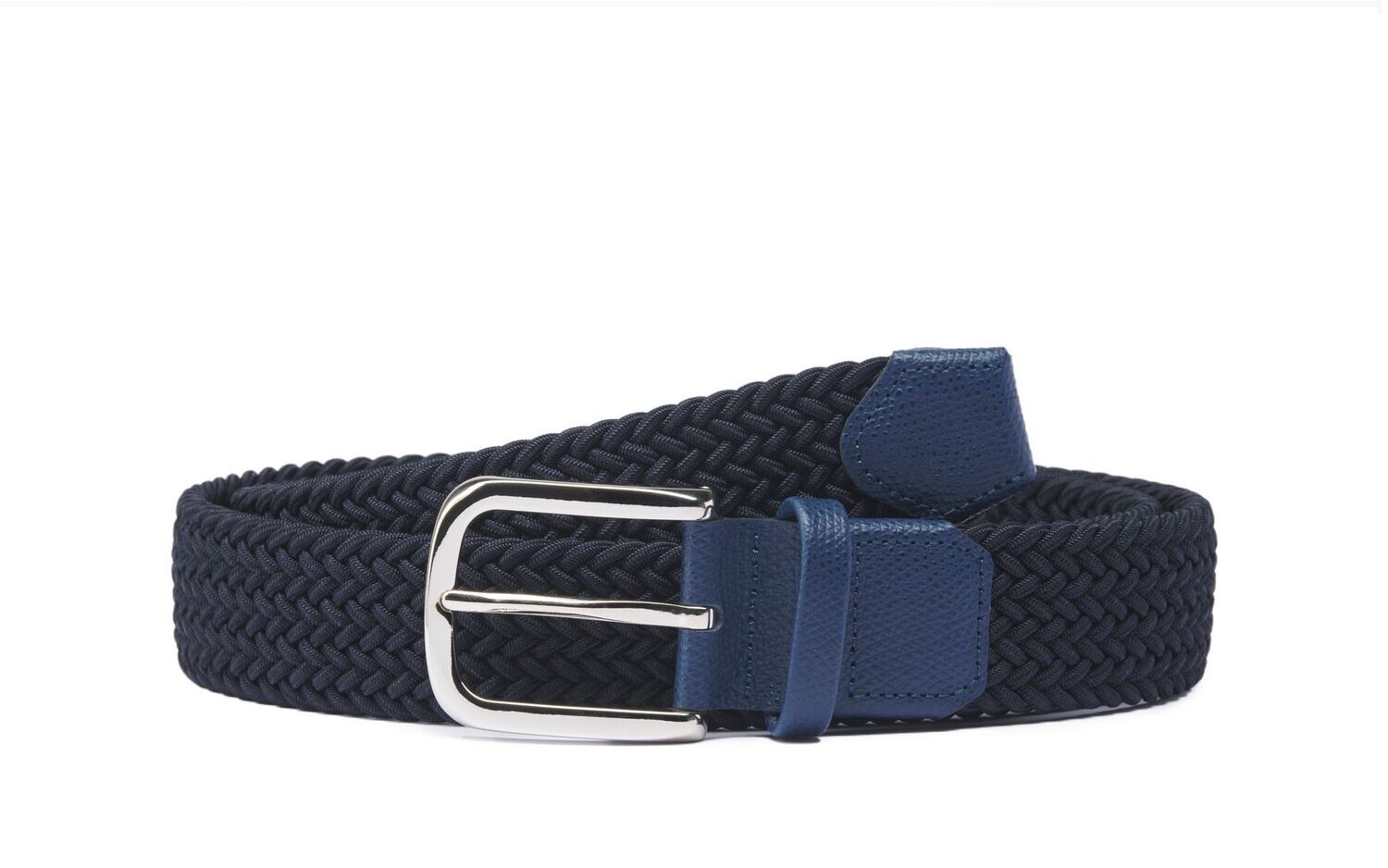 Cintura elastica viscosa 35mm blu scuro
