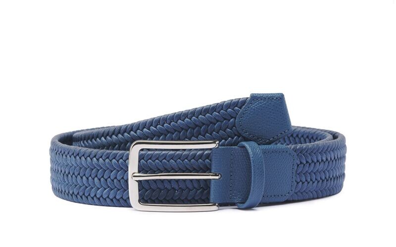 Cintura elastica cotone cerato 35mm jeans