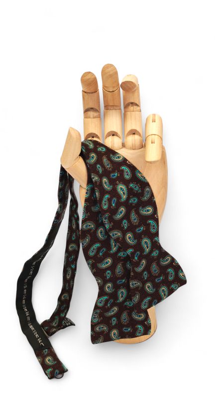 Papillon da annodare in lana #5 Papillon da annodare in lana #5