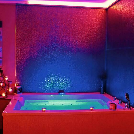 Séance de bain hydromassant