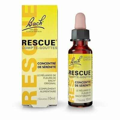 Rescue Compte-Gouttes 10ml - Bach Rescue Compte-Gouttes 10ml - Bach