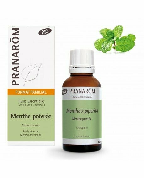 Huile Essentielle de Menthe Poivrée BIO 30ml - Pranarôm