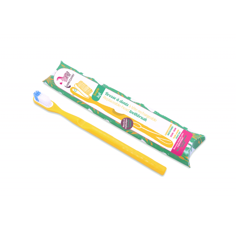 Brosse à dents Rechargeable Souple - Jaune