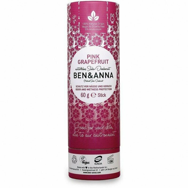 Déodorant Tube Pink Grapefruit - Ben&Anna