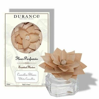 Fleur Parfumée en bois Camélia Blanc - Durance