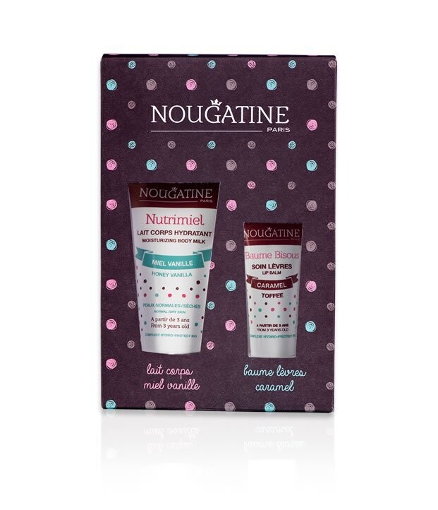Duo Lait Corps Miel-Vanille + Baume Bisous Caramel - Nougatine