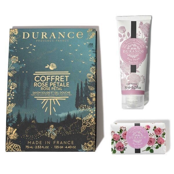 Coffret Duo Rose Pétale Noël - Durance