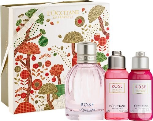 Coffret Parfum Rose Noël 2021 - L'Occitane