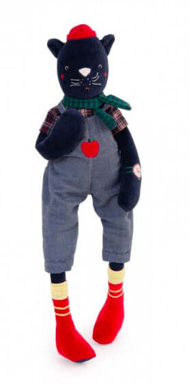 Peluche Chat " Eddie " Les Broc'N Rolls - Moulin Roty