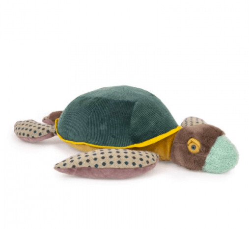 Peluche grande tortue "Tout autour du monde" - Moulin Roty