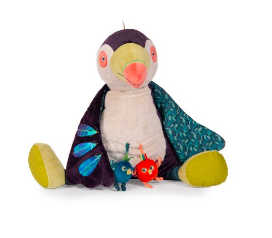 Peluche toucan géant Peluche toucan géant "Dans la jungle" - Moulin Roty
