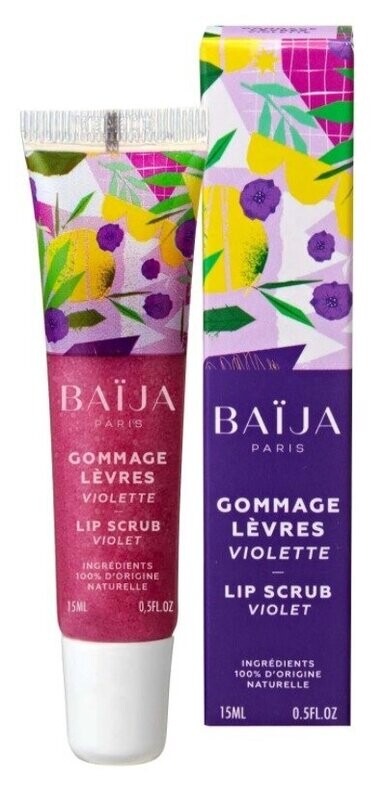 Gommage Lèvres Violette 15ml - Baija