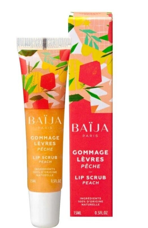 Gommage Lèvres Pêche 15ml - Baija